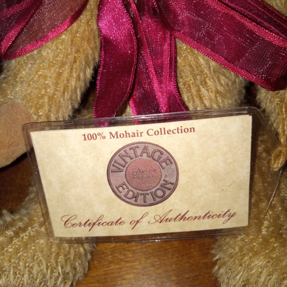 Russ Mohair Bear - Picture 8 of 9